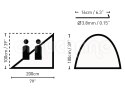 Namiot turystyczny Ramble X2 100 x 200 x 100 cm Bestway 68001