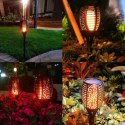 LAMPA OGRODOWA SOLARNA POCHODNIA WYS. 86cm, 36LED 6szt #H1