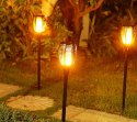 LAMPA OGRODOWA SOLARNA POCHODNIA WYS. 86cm, 36LED 6szt #H1