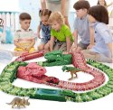 Tor wyścigowy raj park Dinozaurów autka tory 240 elementów