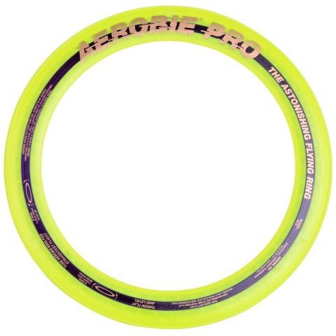 Frisbee Dysk do Rzucania AEROBIE Pro Yellow