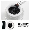 BLUESKY PAINT GEL 8ml - CZARNY DK 01