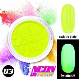 Pyłek Pigment neon UV 03 SMOKY NAILS efekt dymu