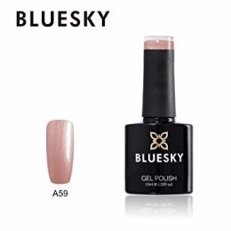 Bluesky Lakier Hybrydowy A59 SHEER NUDE PINK GLASS SLIPPER 10ml