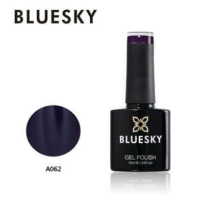 Bluesky Lakier Hybrydowy A62 DARK PURPLE MAUVE 10ml