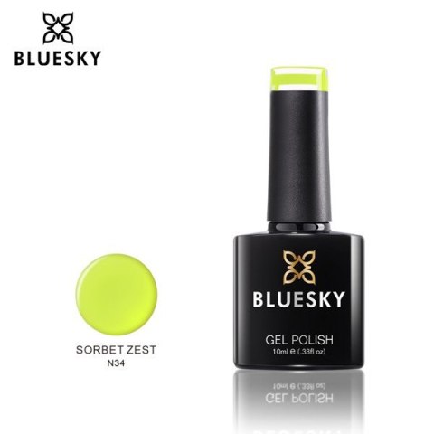 Lakier hybrydowy Bluesky NEON 34 SORBET ZEST 10ml