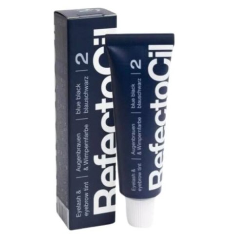 Henna Refectocil niebiesko-czarna 2 blue black 15ml