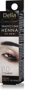 Delia henna do brwi tradycyjna 1.0 czarna 2g