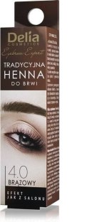 Delia henna do brwi tradycyjna 4.0 brązowa 2g