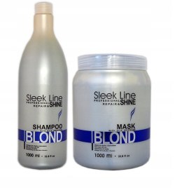 Zestaw Stapiz Blond szampon 1000ml + maska 1000ml