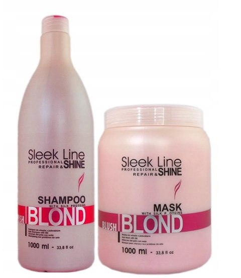 Zestaw Stapiz Blush Blond szampon 1L + maska 1L