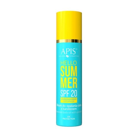 Apis Olejek do opalania ciała z karotenem spf20,150 ml