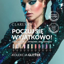 CLARESA Lakier hybrydowy GLITTER 1 -5g