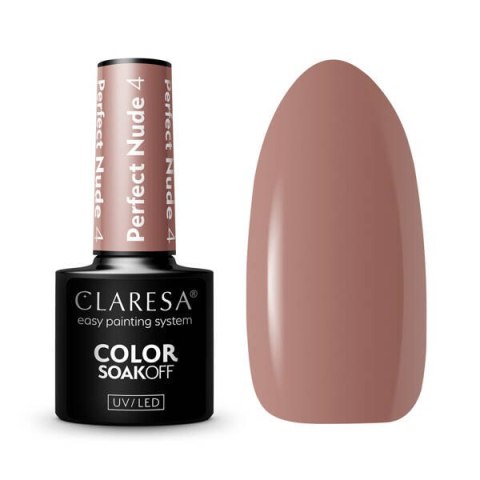 CLARESA Lakier hybrydowy PERFECT NUDE 4 -5g