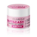 CLARESA Żel Budujący SOFT&EASY Baby Pink 12g