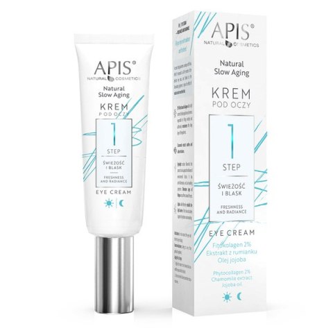 APIS Natural Slow Aging STEP 1 krem pod oczy świeżość i blask 15ml