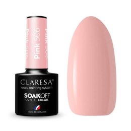 CLARESA Lakier hybrydowy PINK 506 -5g