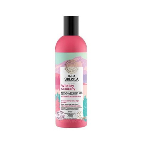 SIBERICA PROFESSIONAL Taiga Natural Shower Gel żel pod prysznic Wild Icy Cranberry 270ml (P1)