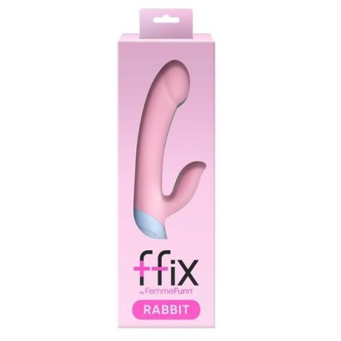 Ffix Rabbit wibrator typu króliczek na baterie Pink