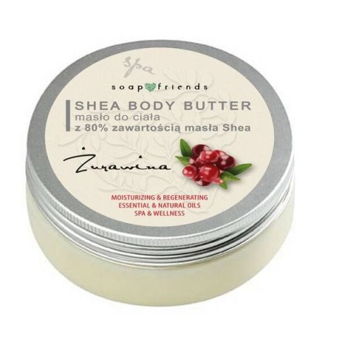 Shea Butter 80% masło do ciała Żurawina 200ml