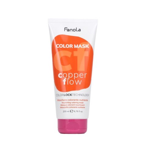 Fanola Color Mask Copper Flow 200ml maska koloryzująca do włosów