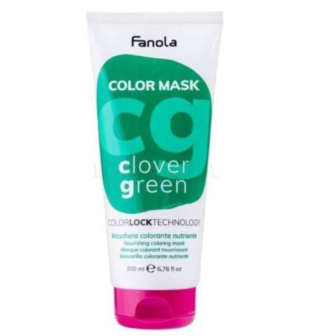 Fanola Color Mask clover green 200ml maska koloryzująca do włosów