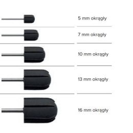 Nośnik gumowy 13 mm do kapturków ściernych