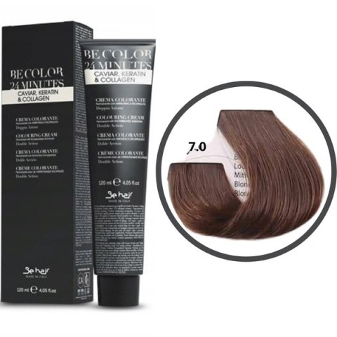 BE COLOR 24 Minute Farba do włosów 7.0 Blond 120ml