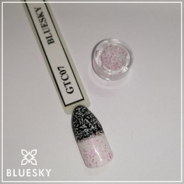 Glitter Top no wipe bez przemywania brokatowy GTC07 Bluesky 10ml