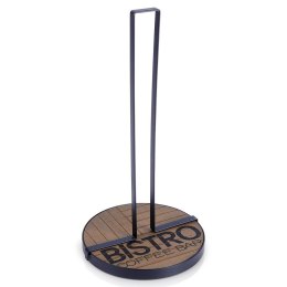 Stojak na ręcznik papierowy metalowy czarny BISTRO 32 cm