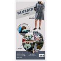 Bluzair Bluza Koc z Kapturem XXL Ciepła Błękit 4w1