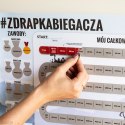 Zdrapka Biegacza plakat do zdrapywania PREZENT